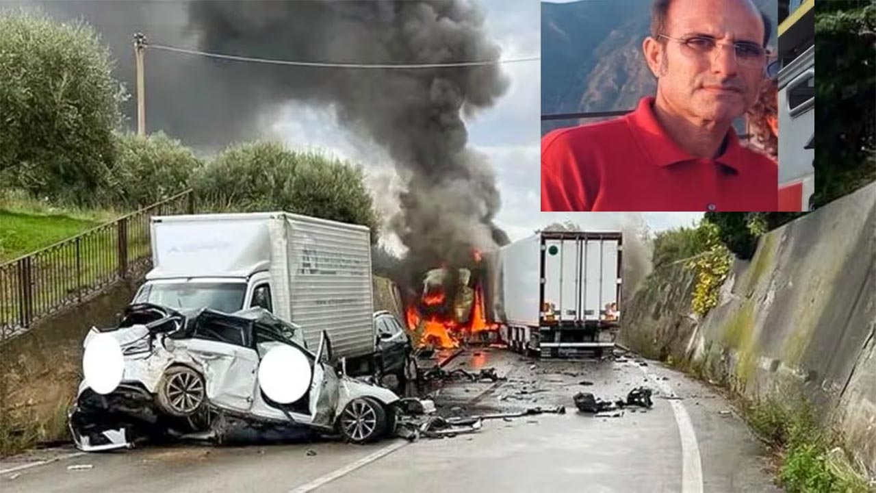 Capo d’Orlando, incidente: Carmelo Masi, 60 anni, morto nello scontro fra camion e 4 auto