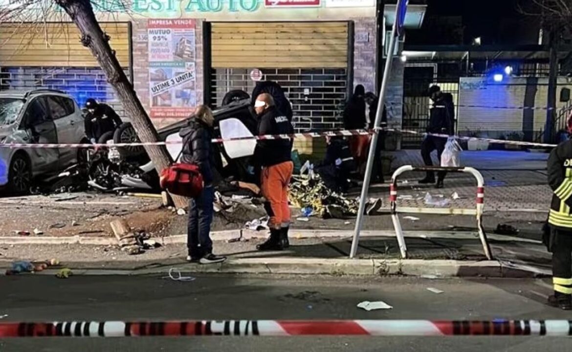 Roma: 2 morti e 4 feriti gravi in incidente al Villaggio Prenestino