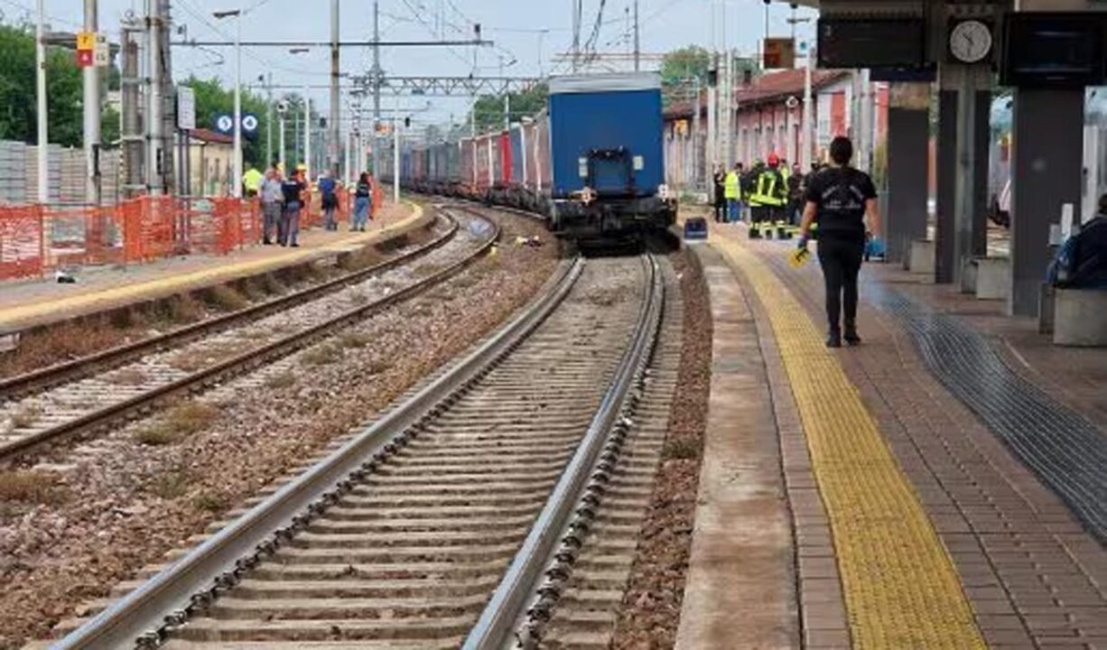 Castellanza: travolto e ucciso da due treni