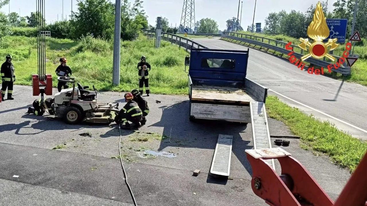 Tavazzano con Villavesco: operaio 63enne muore schiacciato da tagliaerba