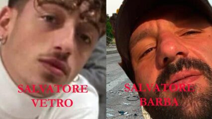 Salvatore Vetro, 20 anni, e Salvatore Barba, 32 anni morti nello scontro fra due moto
