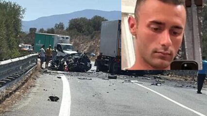 Davide Sapienza, 25 anni, muore nello scontro auto contro tir