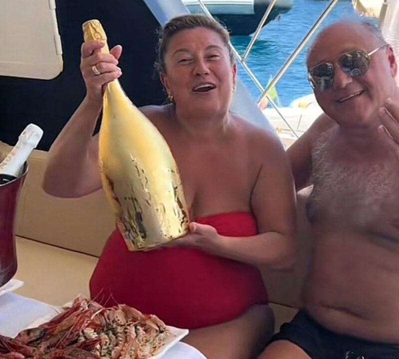 Imma Polese, lady Castello delle Cerimonie, fra ostriche e champagne