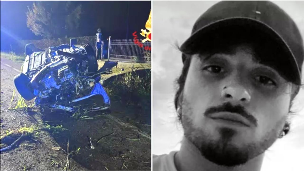 Andrea Berton muore a 22 anni in incidente fra due auto