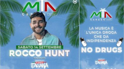 Rocco Hunt al Mia Garden di Agrigento