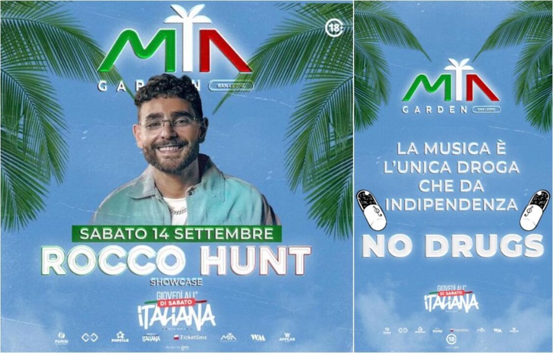 Rocco Hunt al Mia Garden di Agrigento