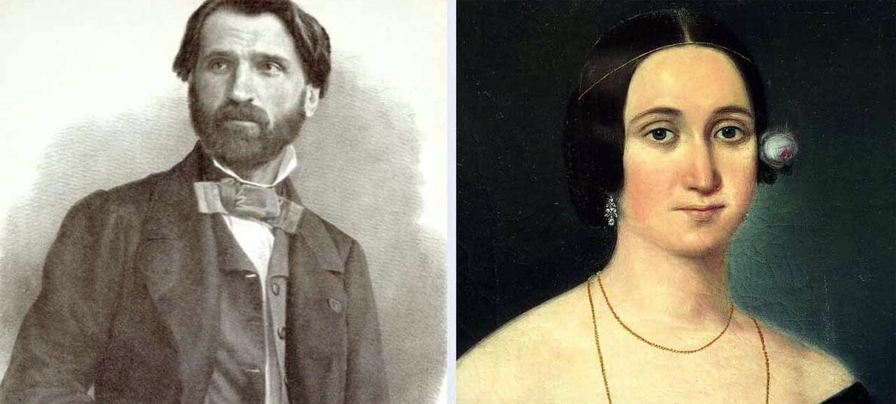 Giuseppe Verdi e Giuseppina Strepponi: amore intenso e appassionato