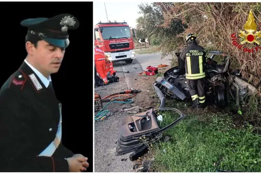 Pietro Mastino, carabiniere 55enne, muore in scontro frontale