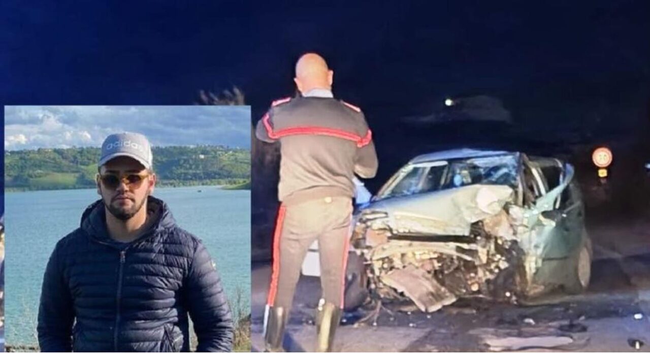 Giovanni Andrea Bartucci, 23 anni, perde la vita nello scontro fra auto