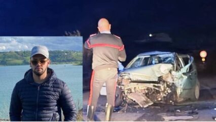 Giovanni Andrea Bartucci, 23 anni, perde la vita nello scontro fra auto