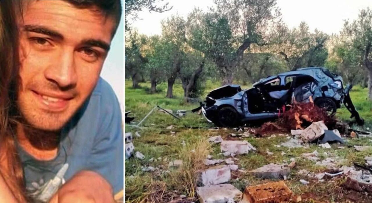 Nicolò Cavalera, 24 anni, muore uscendo fuori strada con la sua Mercedes