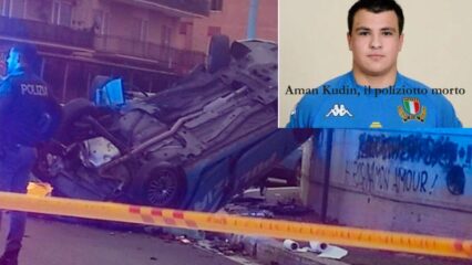 Roma: frontale fra due auto della polizia. Morto un agente 32enne