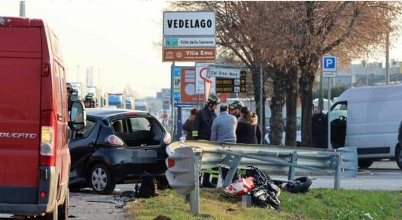 Centauro 18enne muore in scontro fra auto e moto