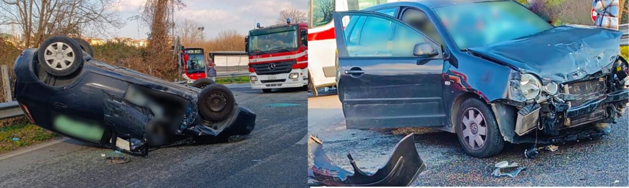 Avellino: violento impatto fra due auto