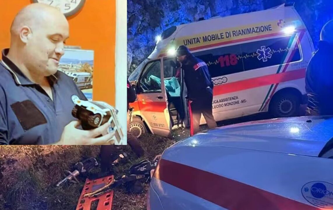 Carlo Tedeschi, 47 anni, muore dopo l’incidente con l’ambulanza a Fivizzano