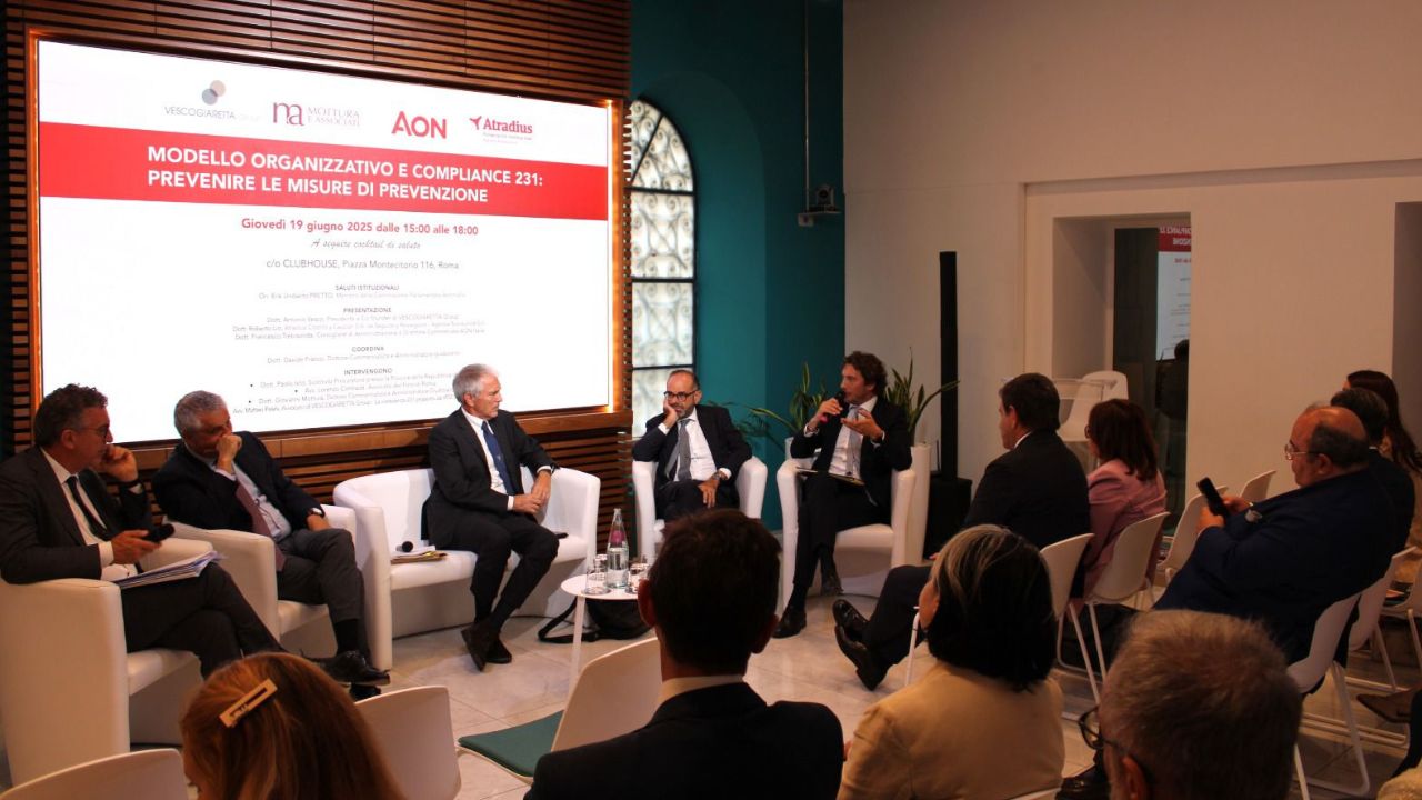 Modello 231 e prevenzione dei rischi: confronto tra esperti, istituzioni e imprese nel cuore di Roma