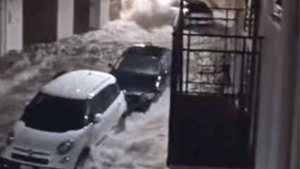 Alcamo: strade come fiumi, notte di paura