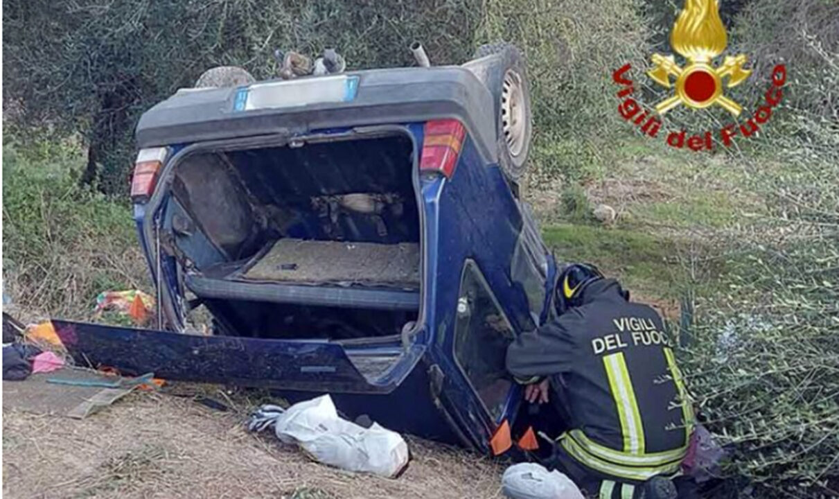 Alghero: si ribalta un’auto, muore una donna