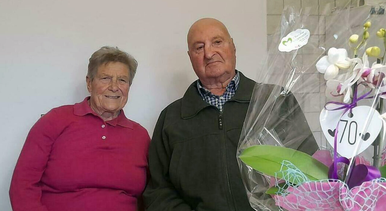 Antonio e Sandra: settanta anni di matrimonio con forza e serenità