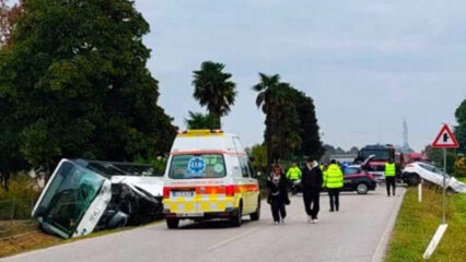 Oderzo: un morto e 15 ragazzi feriti nello scontro auto e bus di studenti