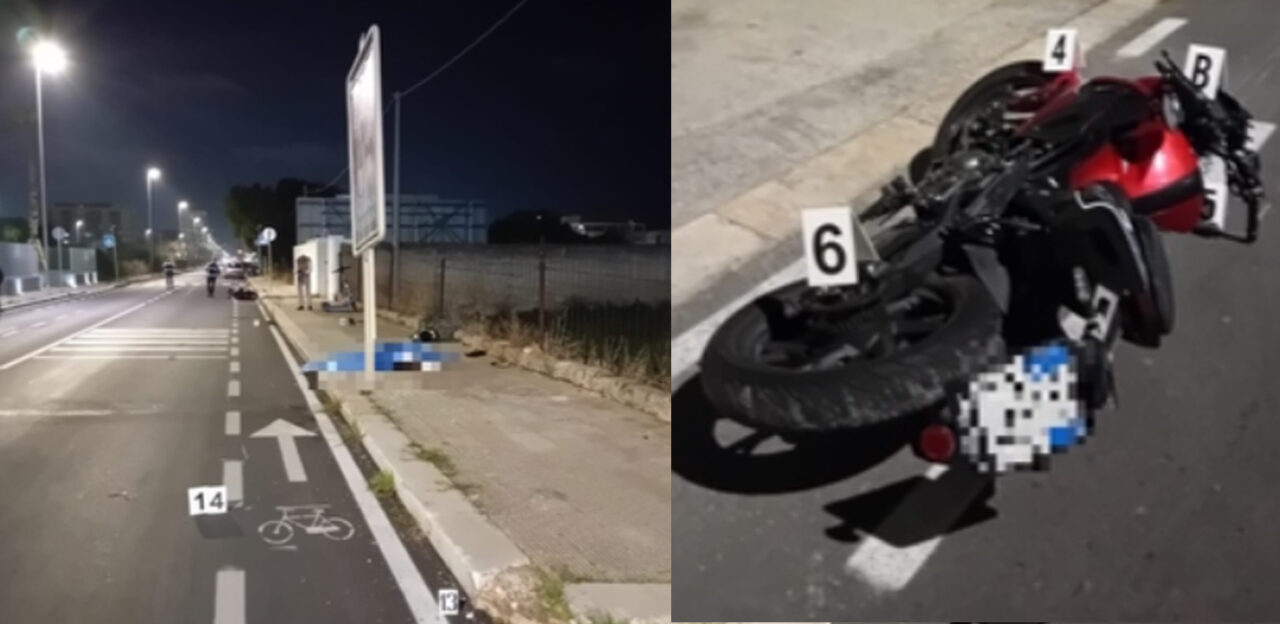 Bari: giovane 19enne muore nello scontro auto-moto