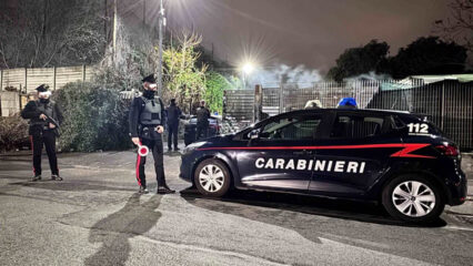 Roma: arresti nel campo nomadi di via dei Gordiani
