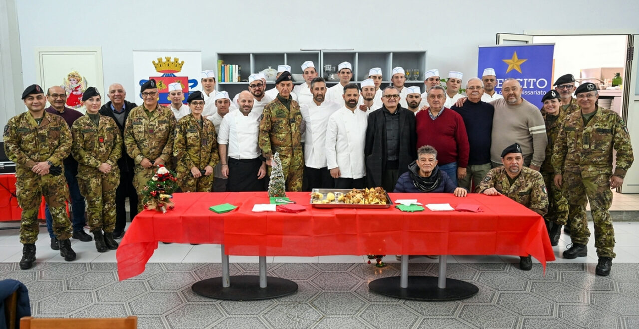 Maddaloni: pranzo solidale offerto dalla Scuola di Commissariato