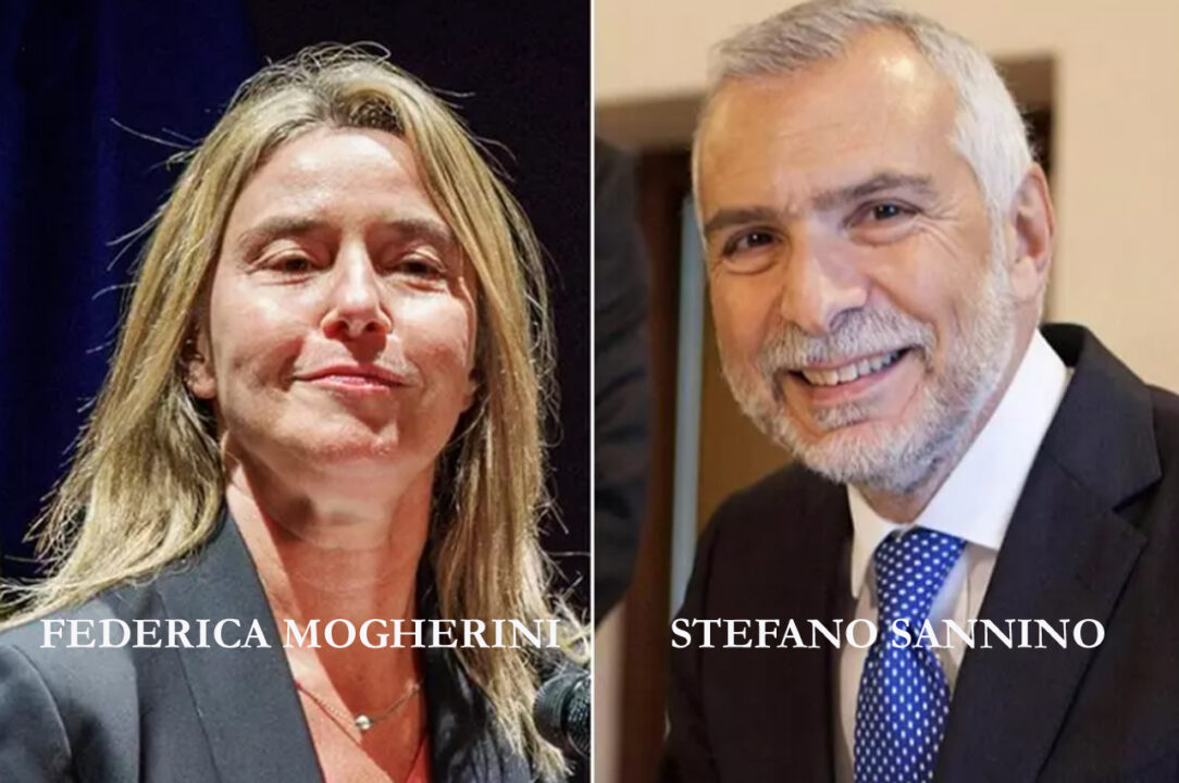 Rilasciati nella notte la ex ministra Mogherini e l'ex ambasciatore Sannino