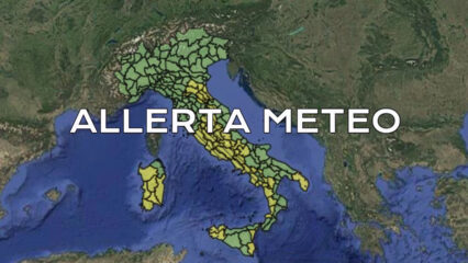 Maltempo: allerta meteo arancione e gialla domani 29 gennaio