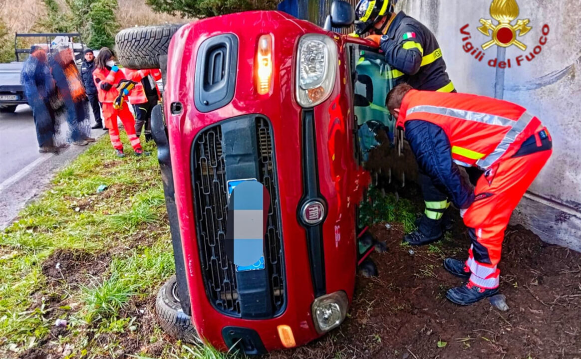 Vigili del Fuoco di Avellino in azione in diversi incidenti stradali