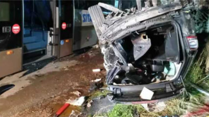 Puglia: si scontrano un bus e due auto, due morti