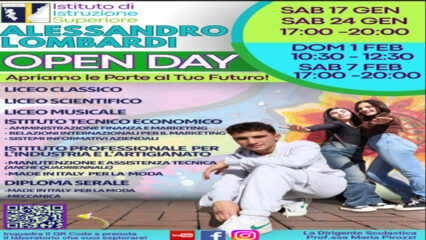 Sannio: all'Istituto Lombardi di Airola nuovo percorso di studio