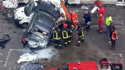 Agropoli: auto precipita nel vuoto, muore 84enne
