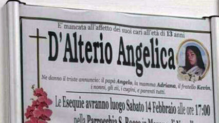Marano e Calvizzano in lutto per la scomparsa di Angelica D’Alterio, aveva 13 anni