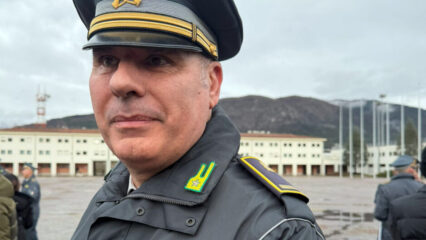 Consegna dei gradi da Maresciallo della Guardia di Finanza a Danilo Gazzellone