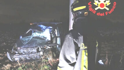 Nonantola: auto fuori strada, muore un padre di famiglia