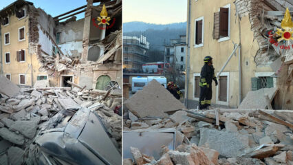 Esplosione e crollo a Negrar: muore un 68enne, salvi gli altri tre familiari