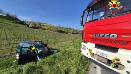 Torre Maina: muore uomo 79enne nello scontro frontale