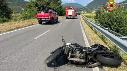 Povoletto: muore il motociclista Matteo Cecchinel