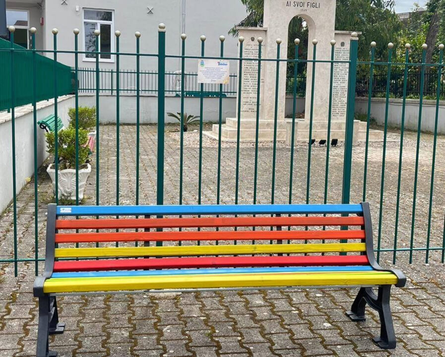 Sant'Andrea del Pizzone: inaugurata la Panchina Telethon