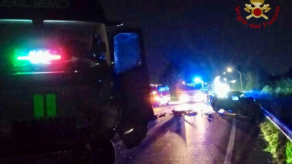 Tragedia sulla SR 308: muore Marco Grassetto