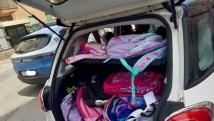 Palermo: trasforma la Fiat 500L in scuolabus abusivo, dentro c'erano 14 minorenni