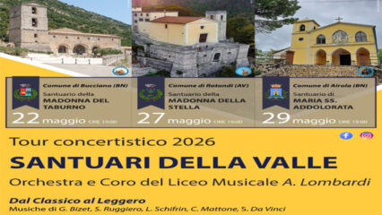 "Santuari della Valle": il Tour concertistico 2026