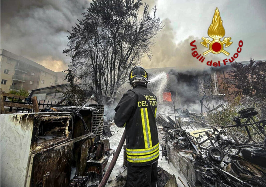 Emergenza a Settimo Torinese: incendio in via Ceres