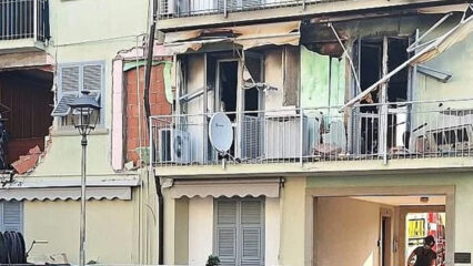 Esplosione all'alba a Vignole Borbera: distrutto un alloggio, drammatico tentativo di suicidio
