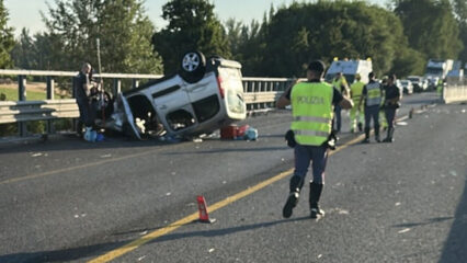 Autostrada A14: minivan esce di strada a Bologna, muore una madre. Neonato sbalzato per 3 metri