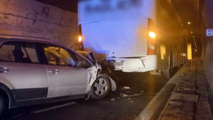 Autostrada A18: auto contro bus in panne nella galleria di Taormina, muore 40enne