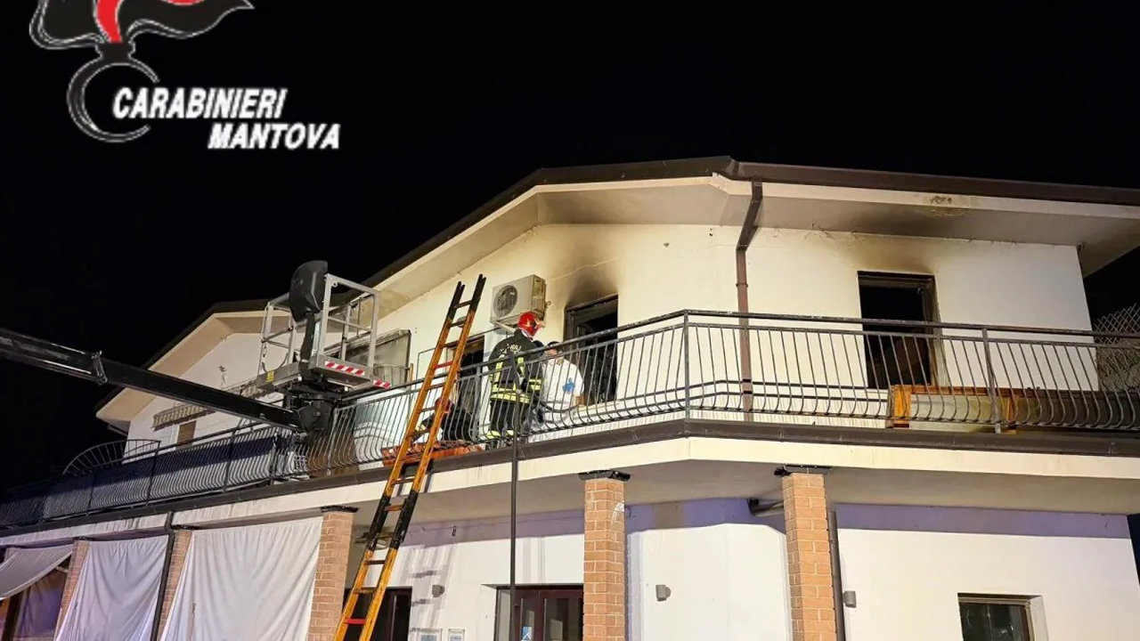 Borgo Mantovano: appartamento in fiamme in via Cittadella, muore Claudio Ferioli