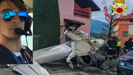 Valbrembo: Cessna precipita tra le case. Muore istruttore di 26 anni, gravissimo l'allievo