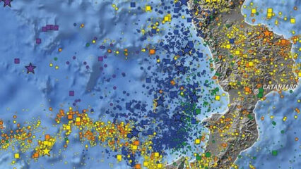 Forte scossa di terremoto (M 4.7) nel Tirreno Meridionale: nessun danno in Calabria e Sicilia